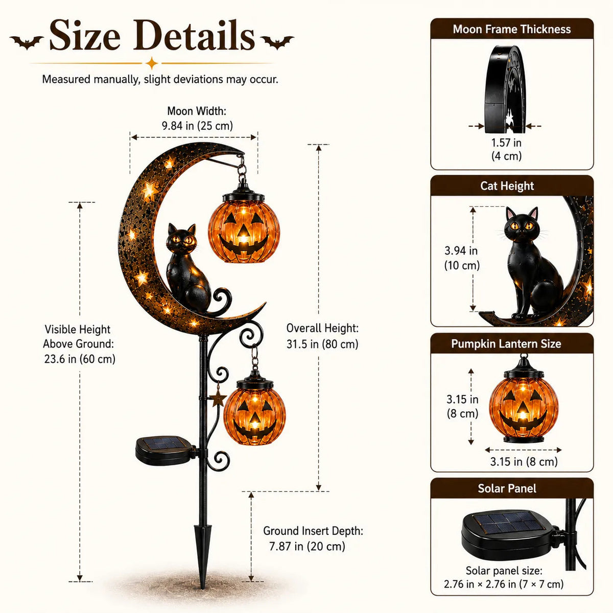 š„Last Chance Before They're Gone! Solar Halloween Black Cat Moon Garden Stake Light ššāā¬š