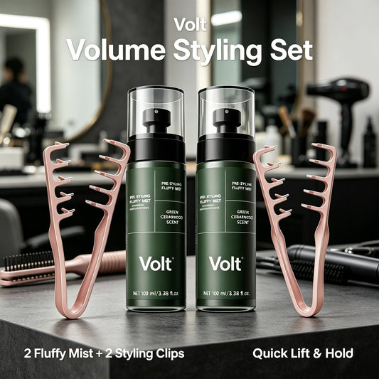 💈Hair Volumizing Spray & Fluff Comb Set, Long‑Lasting Natural Hairstyle
