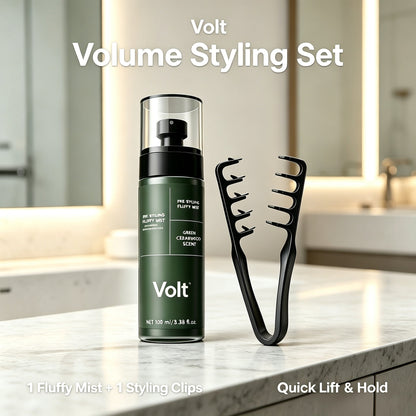 💈Hair Volumizing Spray & Fluff Comb Set, Long‑Lasting Natural Hairstyle
